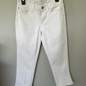 Eddie Bauer Women's Ankle Jeans in White